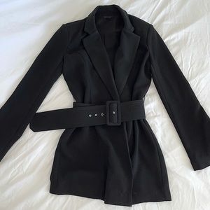 NBD Black Blazer Dress